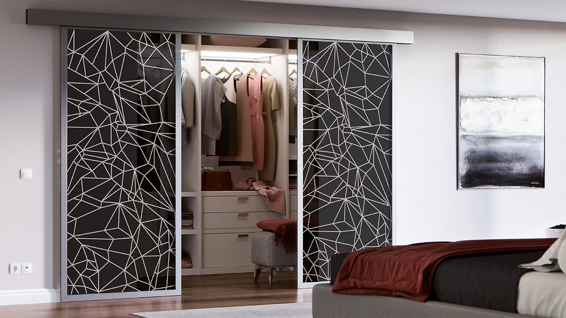 Esg grey geometric klassisch mattiert motiv matt flaeche grey