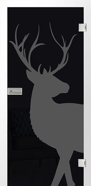 Hirsch3 mattaufschwarz 1