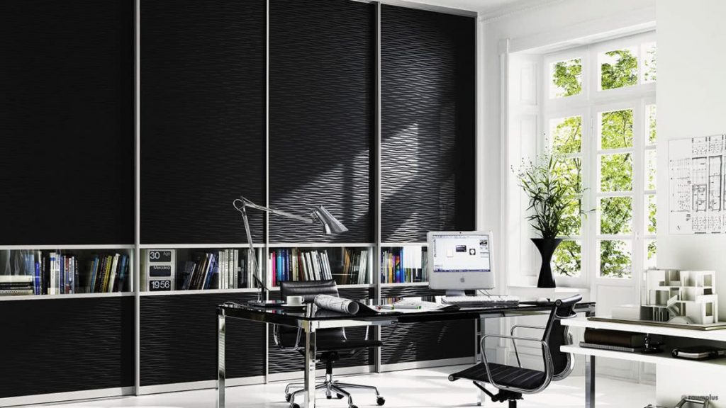 GLEITTÜRSYSTEM „WAVE BLACK“