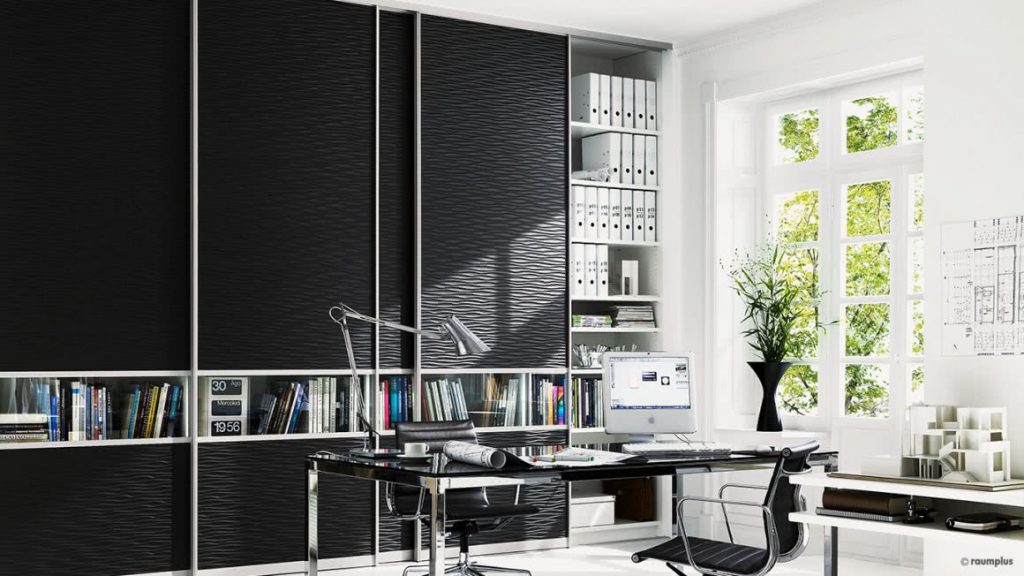 GLEITTÜRSYSTEM „WAVE BLACK“