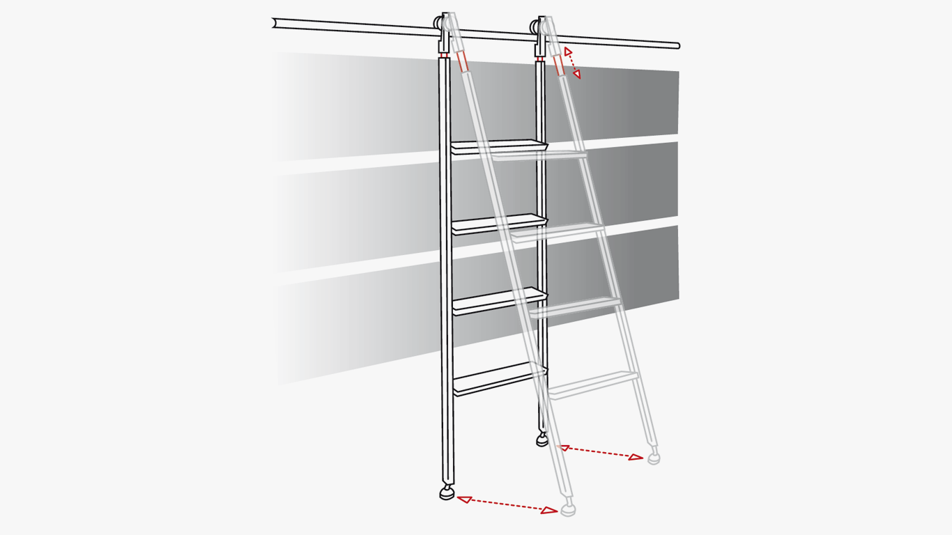 Schiebeleitern mit Teleskop-Funktion