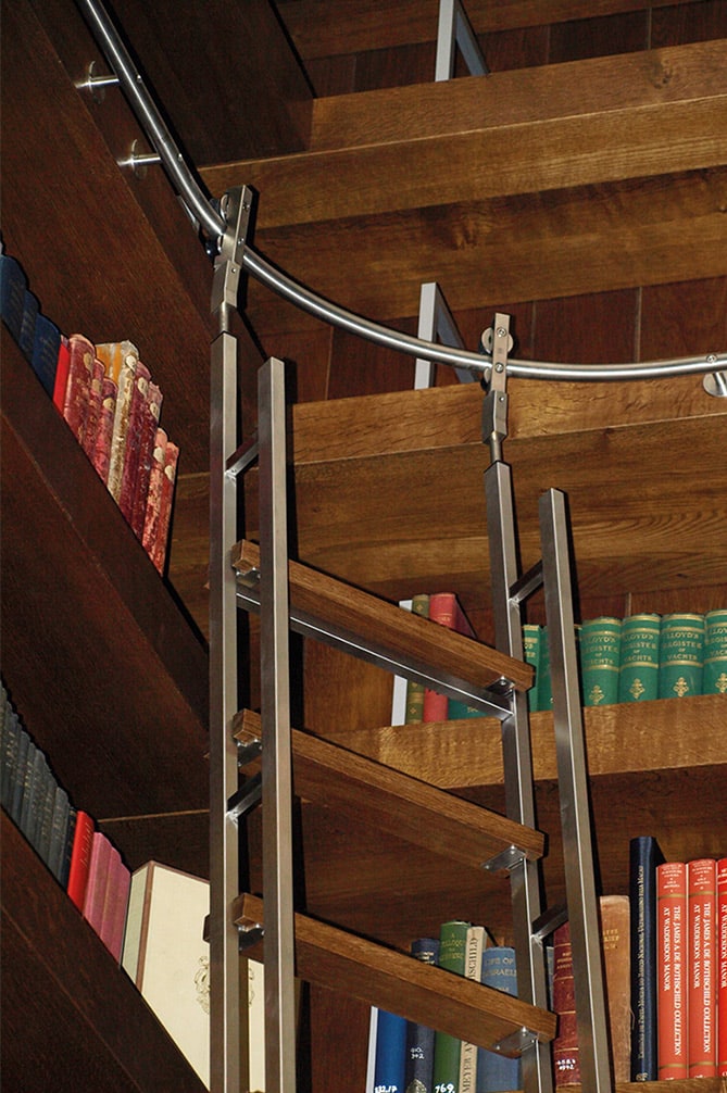 Vario-Schiebeleiter Akzent SL.6004.KL - Mit Teleskop-Funktion und Reling